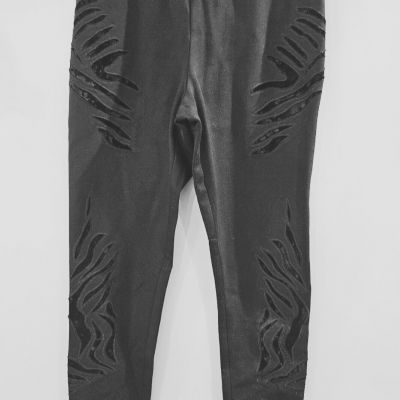 Joseph Ribkoff Designer High Fashion Leggings/elastic Waist Pants Black Sz L